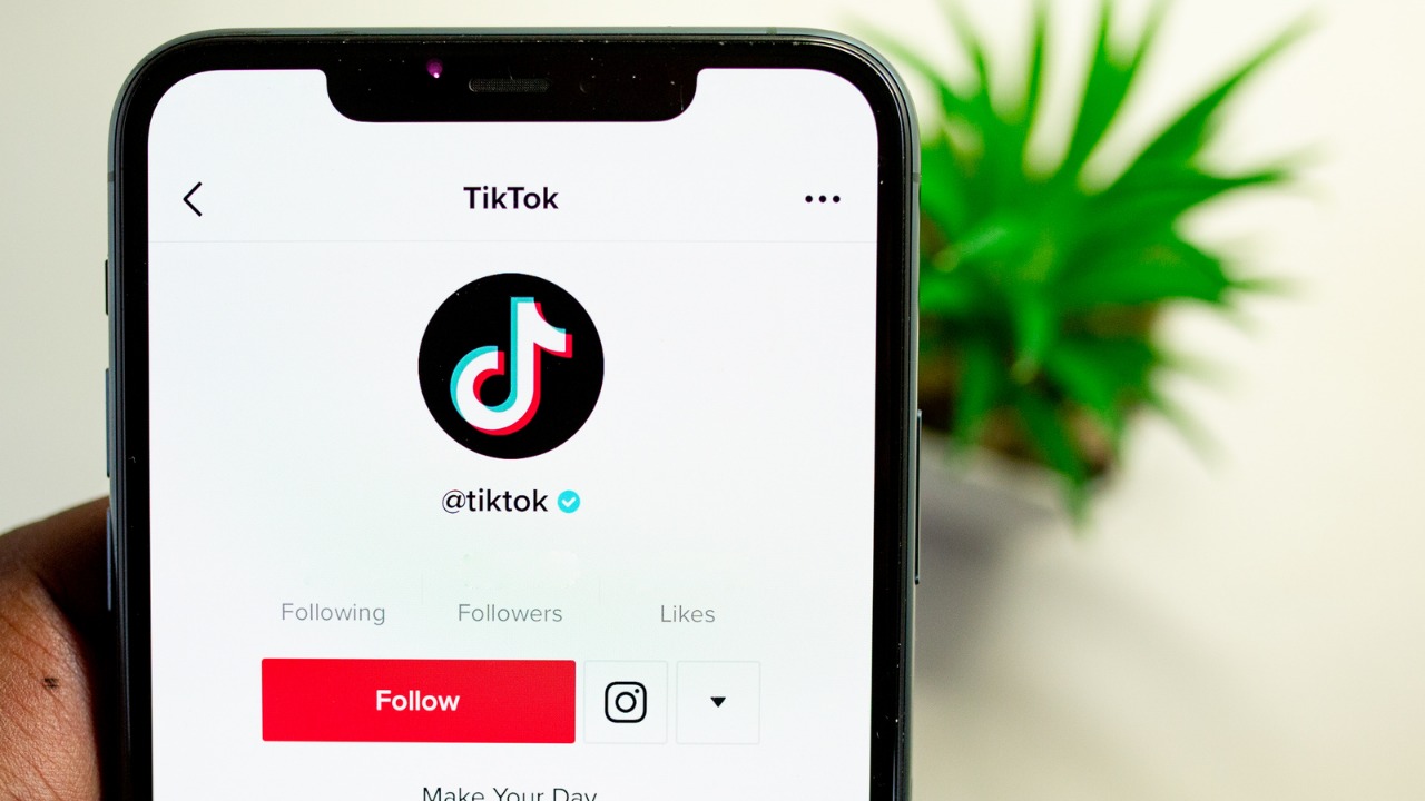 TikTokのプロフィール画面