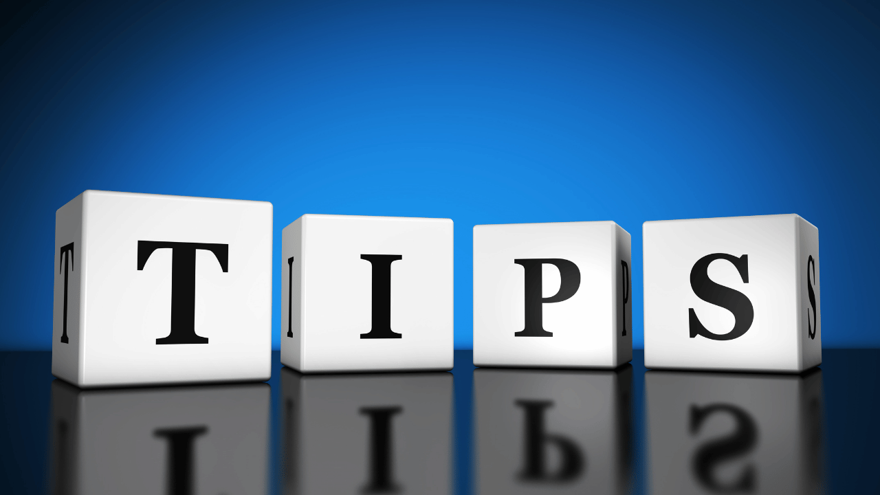 TIPSと書かれたブロック