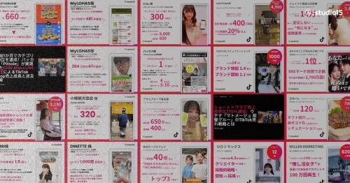 studio15のTikTokマーケティング支援事例