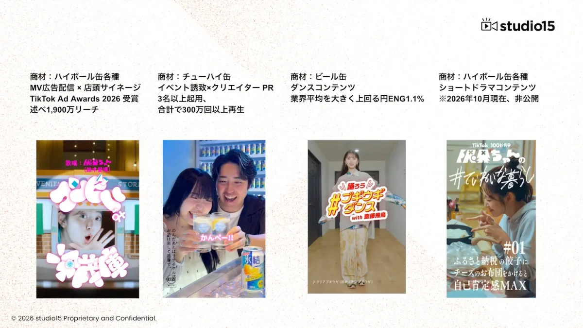 TikTokでのアルコールPR事例